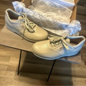 Sas Time Out Mens Size 9 N Beige Leather Tripad Walking Shoes Sneakers USA